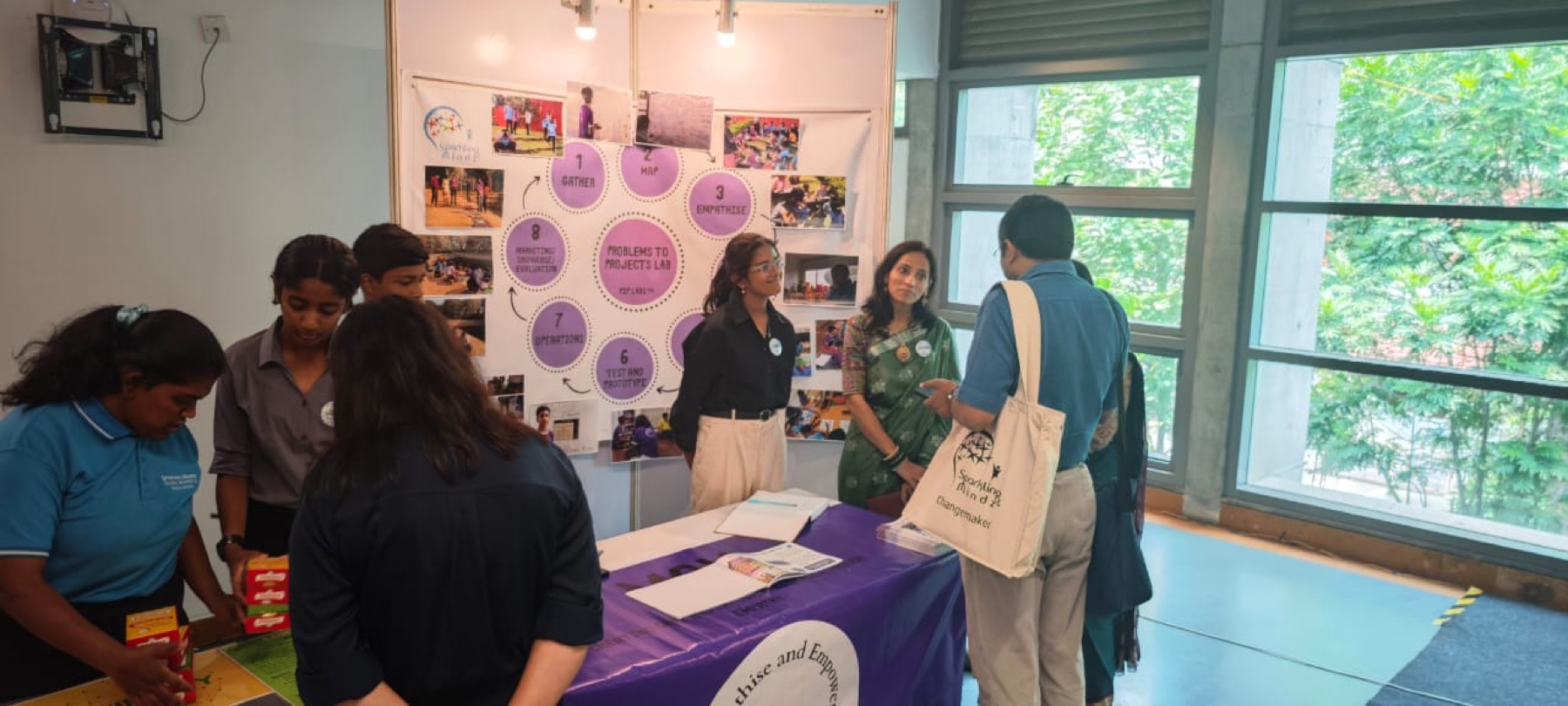 Students in discussion
