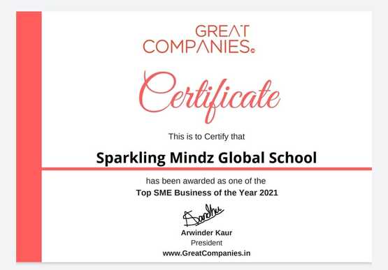 Top SMEs of 2021 award