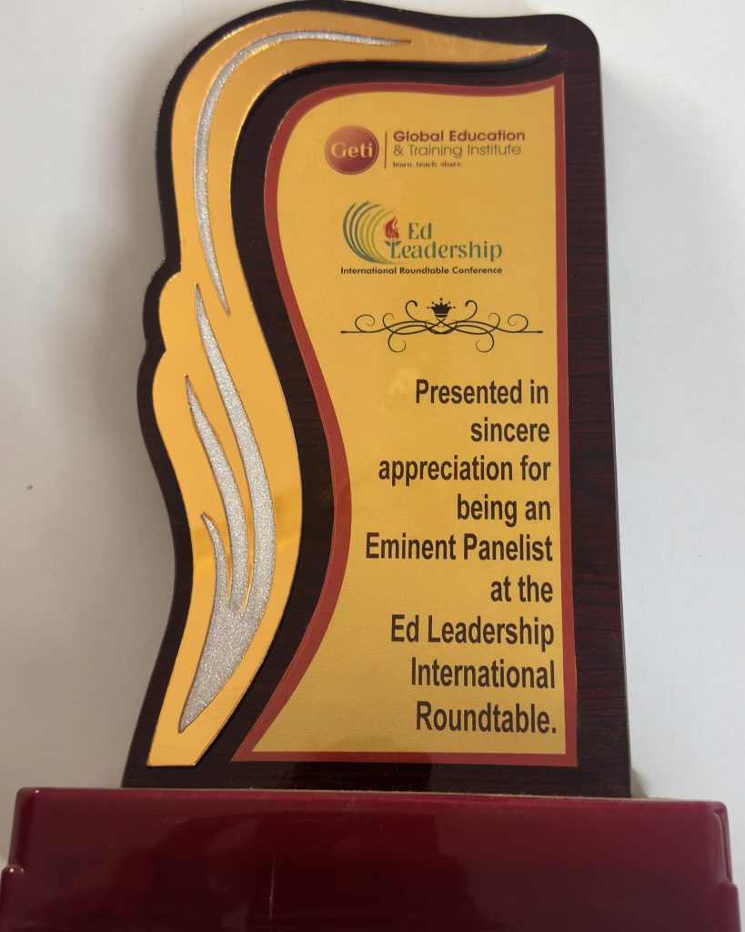 Eminent Panelist · Ed Leadership International Roundtable — GETI