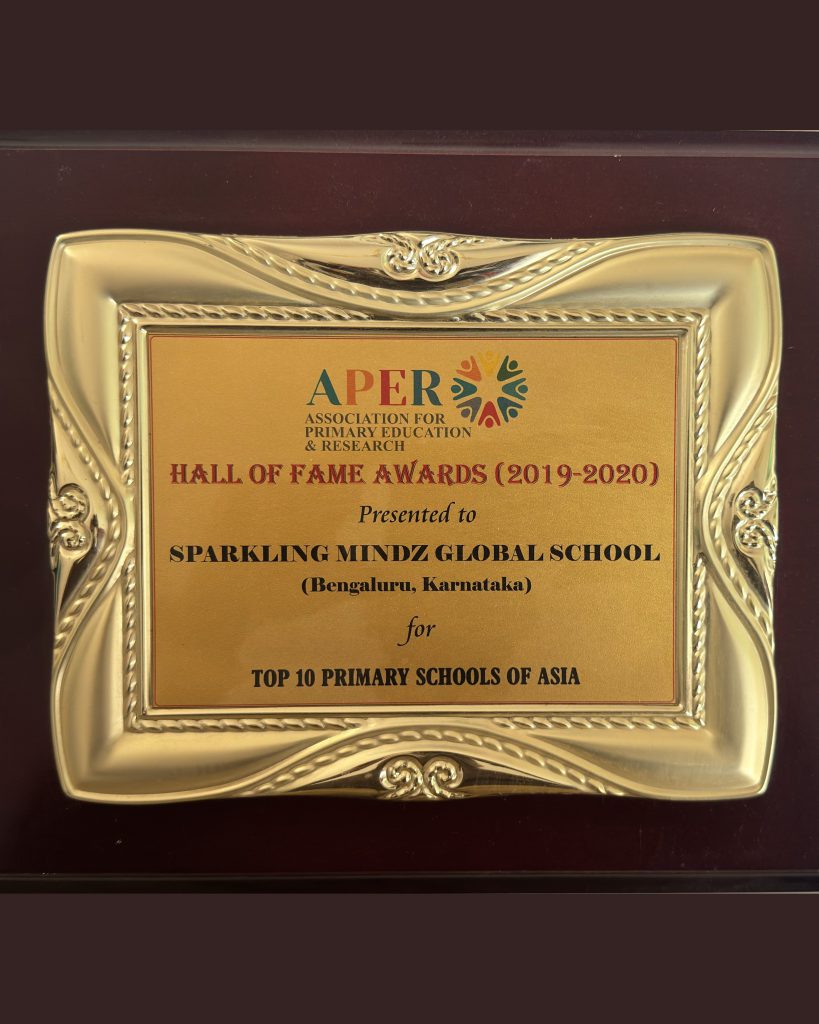 APER Hall of Fame Awards · Top 10 Primary Schools of Asia · 2019–2020